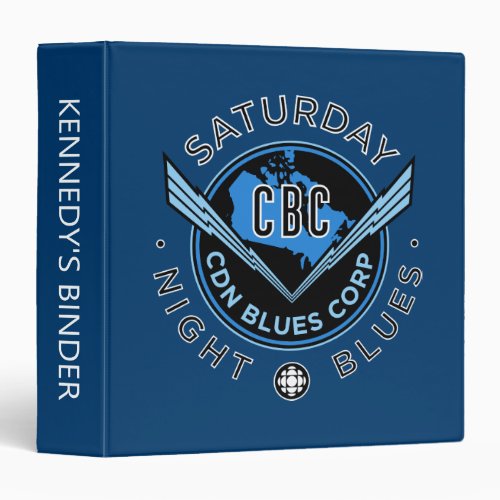 CBC Saturday Night Blues 3 Ring Binder