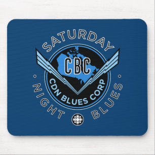 CBC Saturday Night Blues Mouse Pad