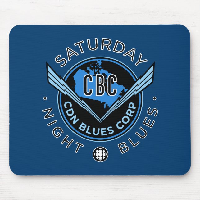 CBC Saturday Night Blues Mouse Pad (Front)