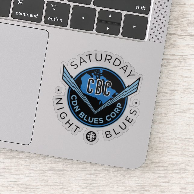 CBC Saturday Night Blues Sticker (Detail)