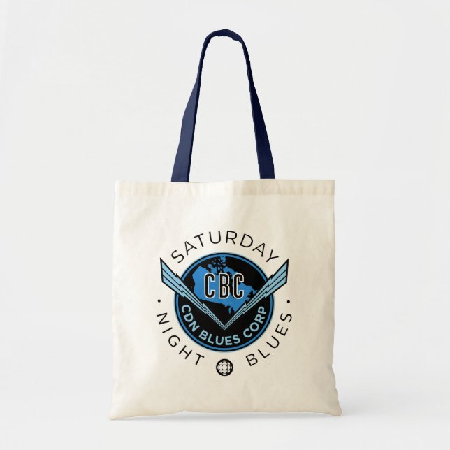 CBC Saturday Night Blues Tote Bag (Front)