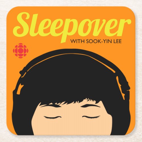 CBC Sleepover Square Paper Coaster