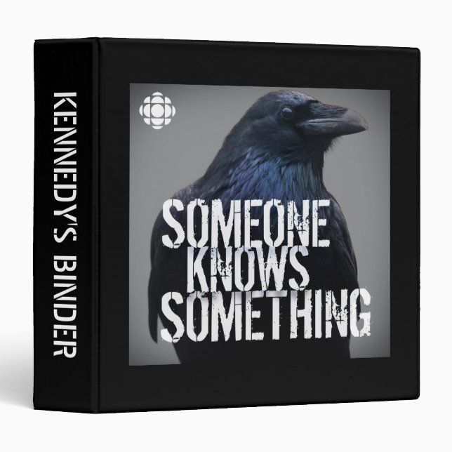 CBC Someone Knows Something 3 Ring Binder (Front/Spine)