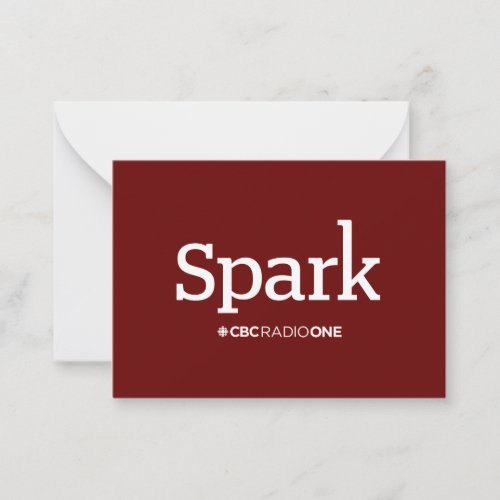 CBC Spark Note Card