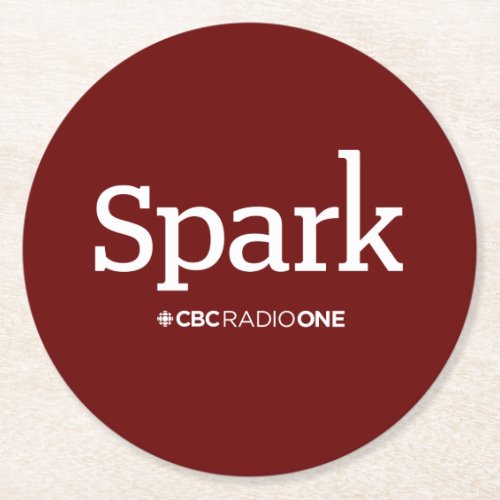 CBC Spark Round Paper Coaster