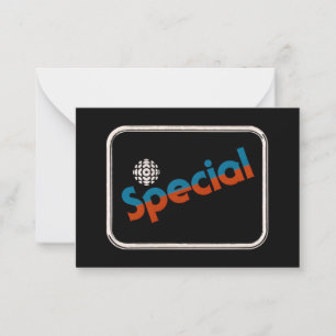 CBC Special - 1978 promo graphic Note Card