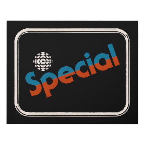 CBC Special _ 1978 promo graphic Panel Wall Art