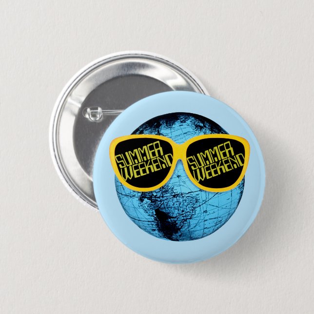 CBC Summer Weekend Pinback Button (Front & Back)