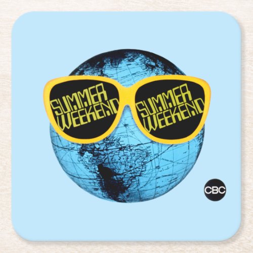 CBC Summer Weekend Square Paper Coaster