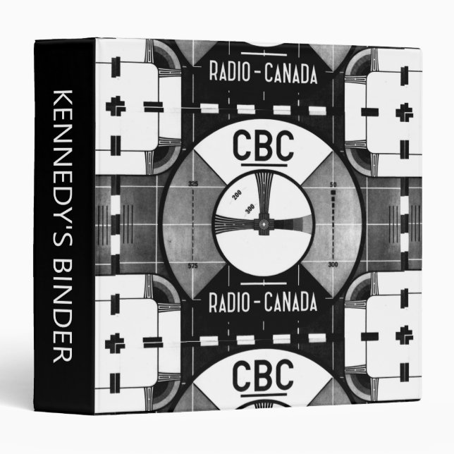 CBC Test Pattern 3 Ring Binder (Front/Spine)