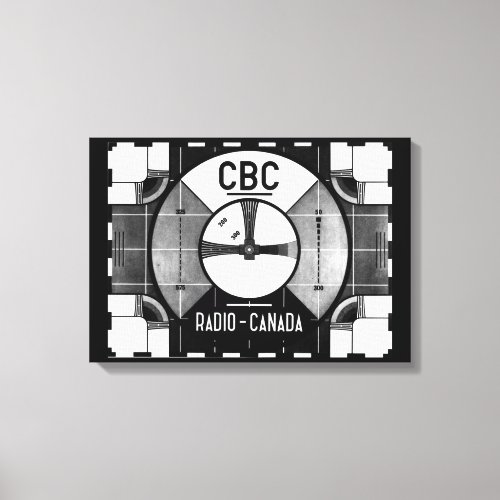 CBC Test Pattern Canvas Print