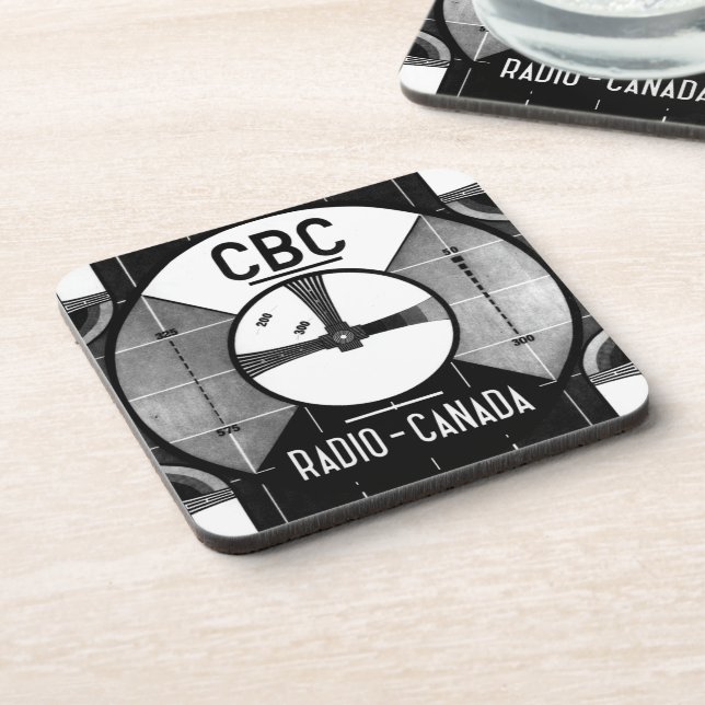 CBC Test Pattern Coaster (set of 6) (Left Side)
