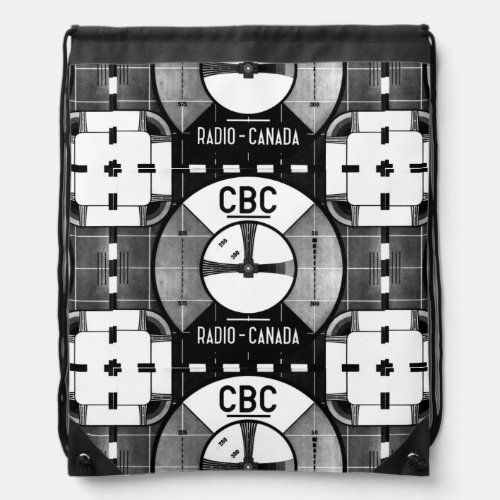 CBC Test Pattern Drawstring Bag