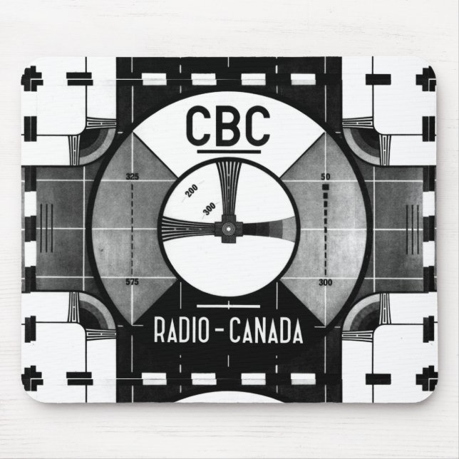 CBC Test Pattern Mouse Pad (Front)