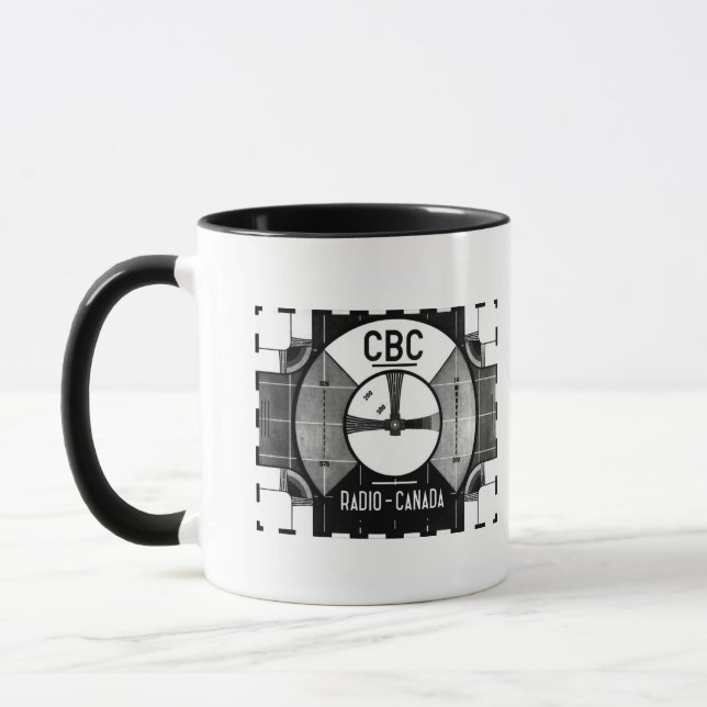 CBC Test Pattern Mug (Left)