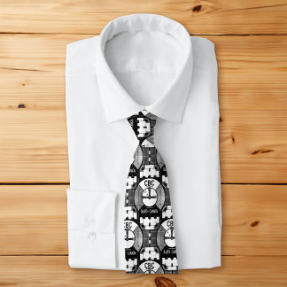 CBC Test Pattern Neck Tie