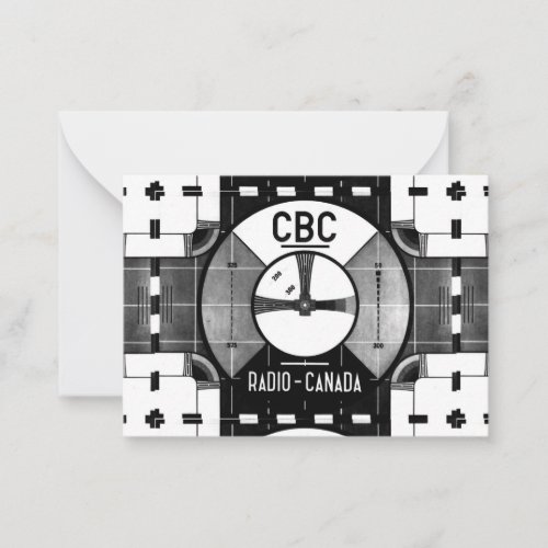 CBC Test Pattern Note Card