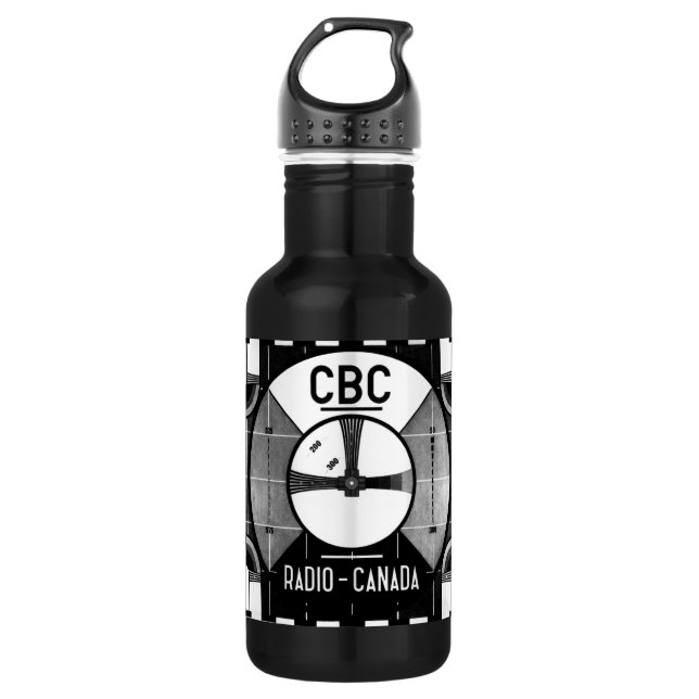 CBC Test Pattern Stainless Steel Bottle (Front)