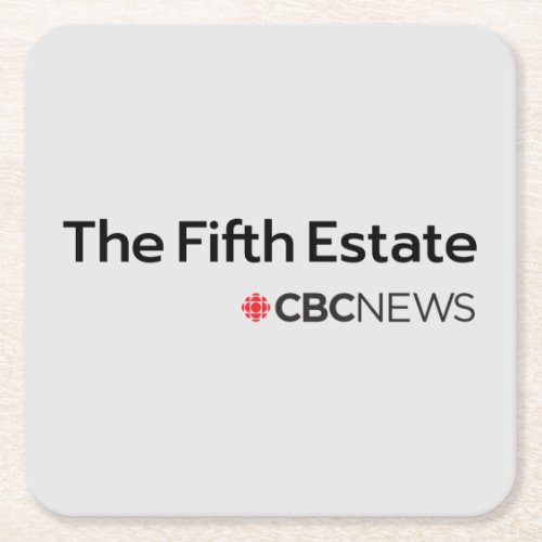 CBC The Fifth Estate Square Paper Coaster