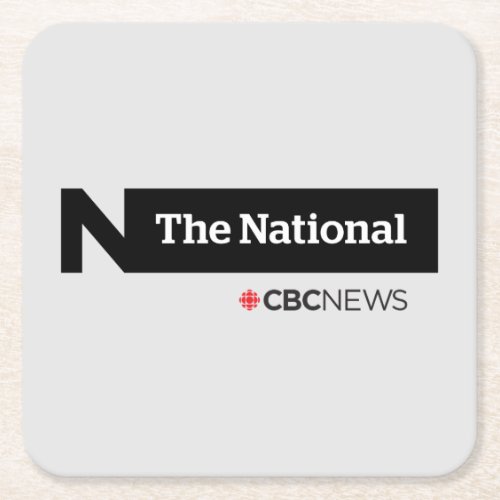 CBC The National Square Paper Coaster