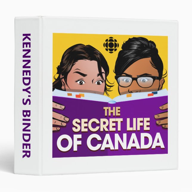 CBC The Secret Life of Canada 3 Ring Binder (Front/Spine)