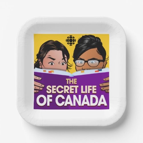 CBC The Secret Life of Canada Paper Plates