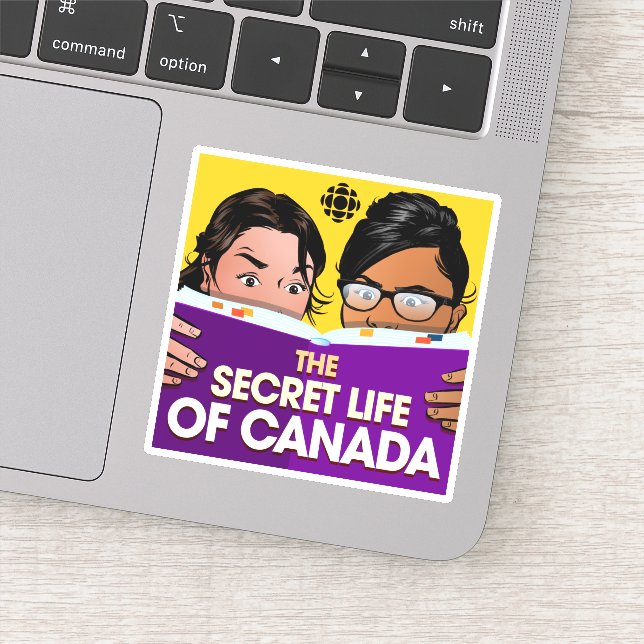 CBC The Secret Life of Canada Sticker (Detail)