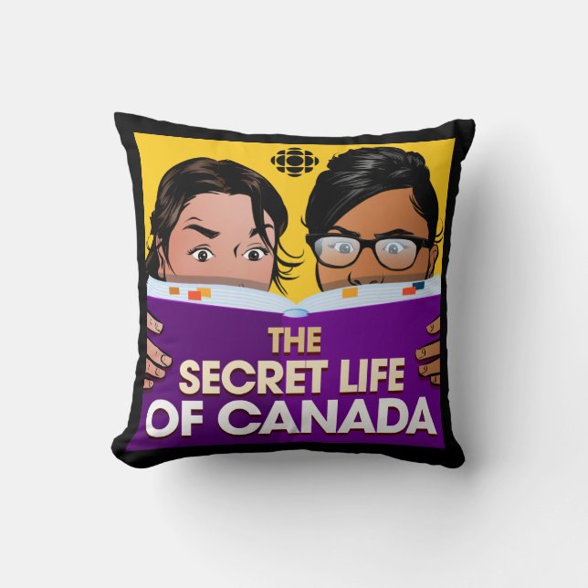 CBC The Secret Life of Canada Throw Pillow (Front)