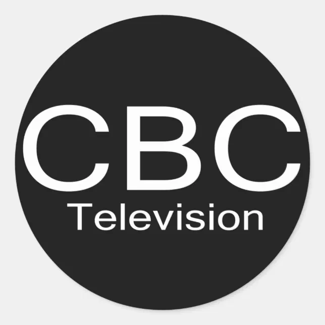 Cbc Logo Sticker CBC TV Alt Logo Classic Round Sticker | Zazzle