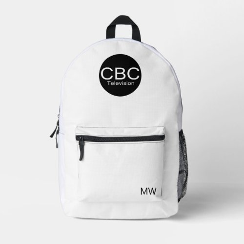 CBC TV Alt Logo Printed Backpack