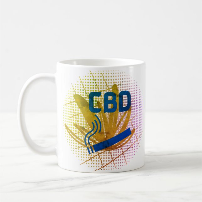cbd coffee mug (Left)