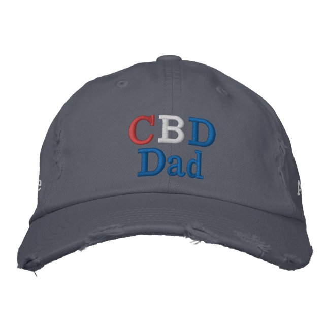 CBD Dad Embroidered Baseball Cap (Front)