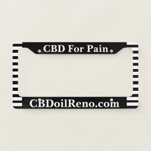 CBD For Pain License Plate Frame