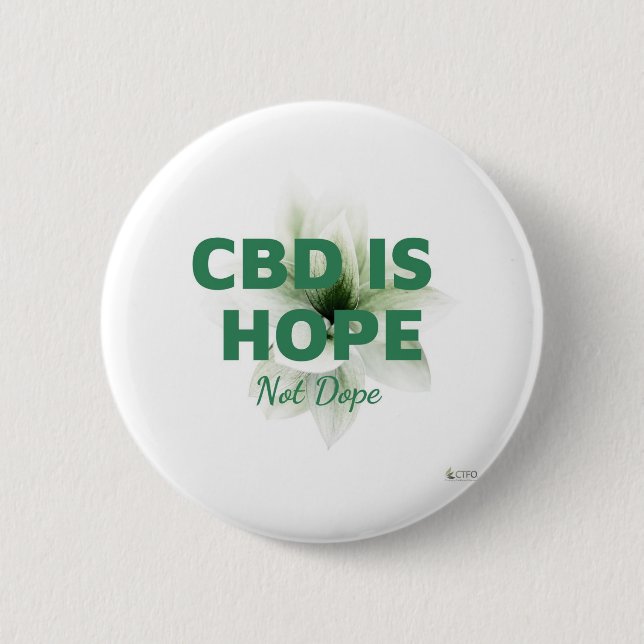 CBD Is Hope Button (Front)