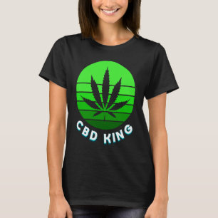 CBD King Capsule Oil Vape CBD Anxiety Pain Relief T-Shirt