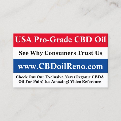 CBD Reno Business Card