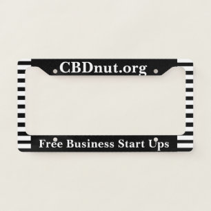 CBDnut.org Free Business Start Ups License Plate Frame