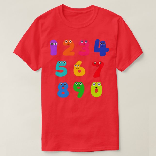 Cbeebies Numberjacks artwork T-Shirt (Design Front)