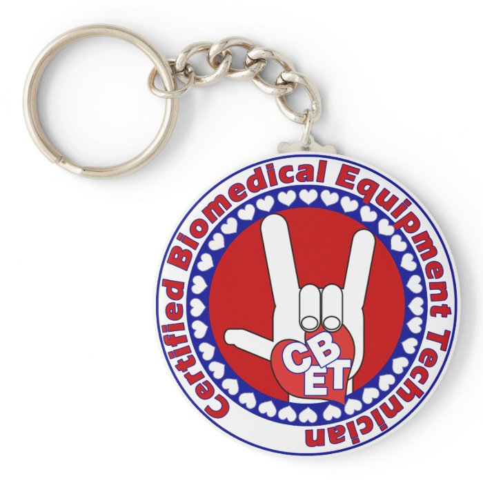 CBET CERTIFIED BIOMEDICAL EQUIPMENT TECHNICIAN KEY CHAINS