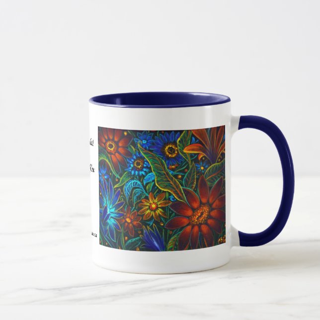 CBjork Avatar Floral Design Mug (Right)