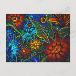 CBjork Avatar Floral Design Postcard