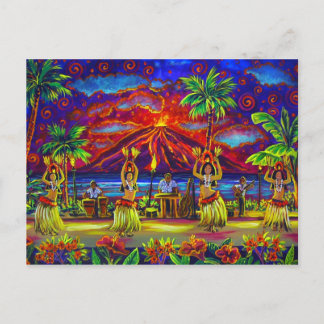CBjork Hawaiian Luau Post Cards