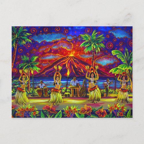 CBjork Hawaiian Luau Post Cards