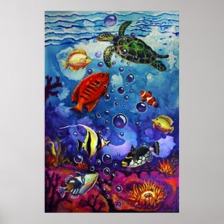 CBjork Magical Reef Poster