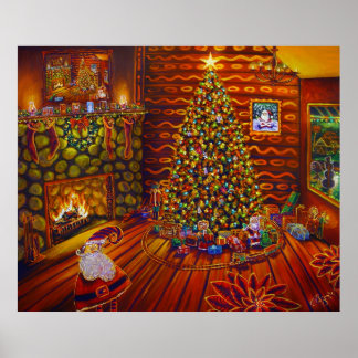 CBjork, Twas The Night Before Christmas Poster