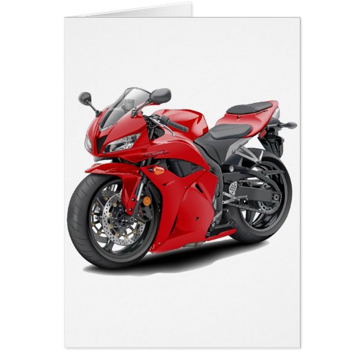 CBR 600 Red Bike Cards (Front)