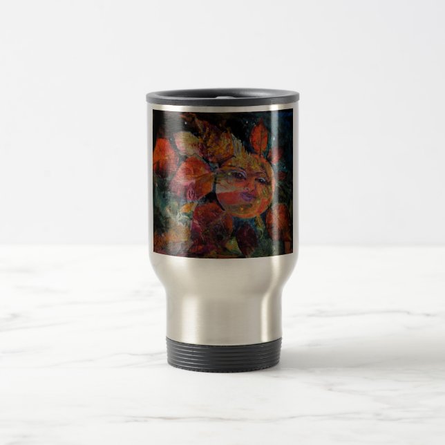 CBS Sunday Morning Show SUN ART Travel Mug (Center)