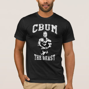 CBUM Gym Motivation Fitness Workout The Beast  T-Shirt