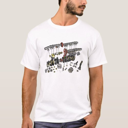 CBX 1000 Motorcycle Engine T_Shirt
