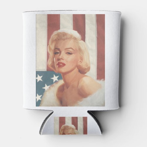 CC15 Marilyn Flag ZAZZ Can Cooler